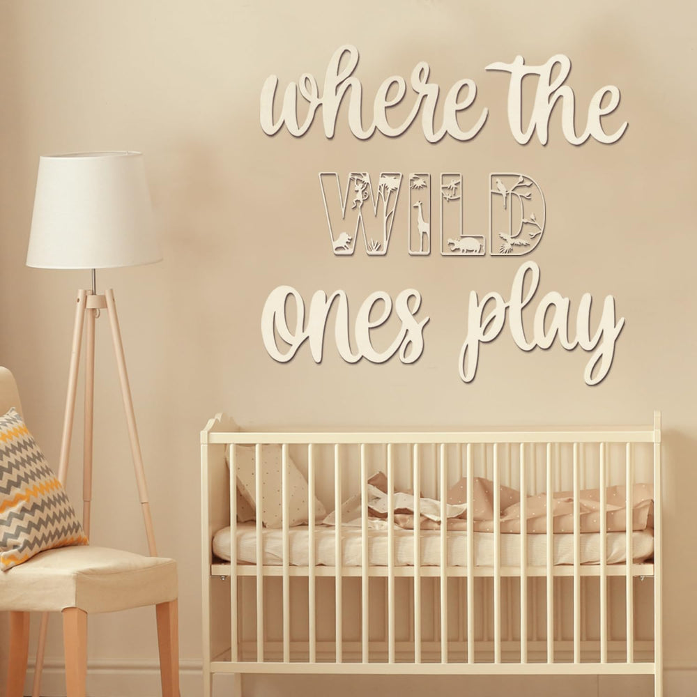Longan Craft nursery playroom sign eight pieces ideal for themed walls.