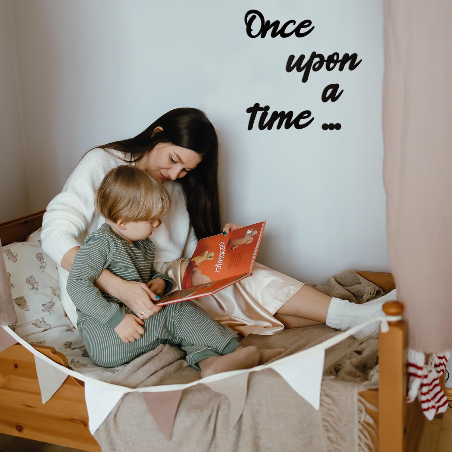 Longan Craft Once Upon a Time Sign kids-room decor for bedrooms and study areas