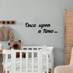 Longan Craft Once Upon a Time Sign reading corner display for kids’ rooms