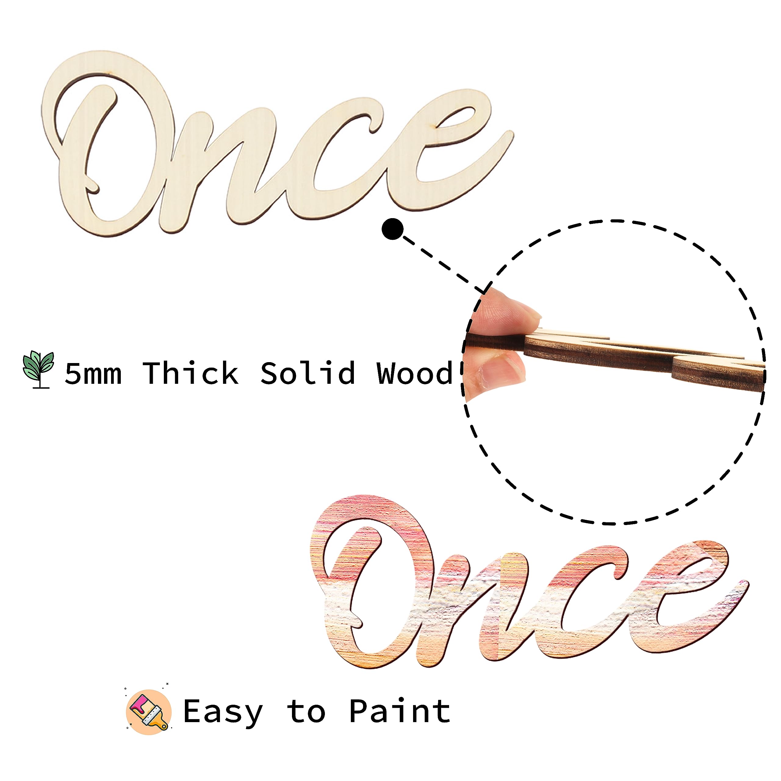 Longan Craft Once Upon a Time Sign in a child's reading corner supports imagination