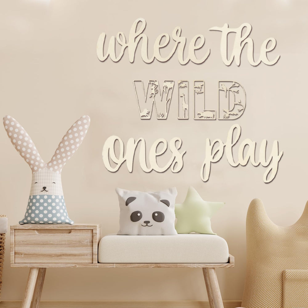 Longan Craft wood sign durable playroom decor built for daily use.
