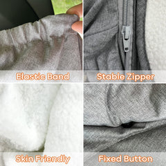 Longdafei baby car seat cover breathable mesh keeps baby cool in warm weather.