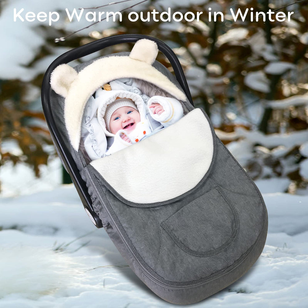 Longdafei universal-fit car seat cover with elastic bottom stays securely on seats.