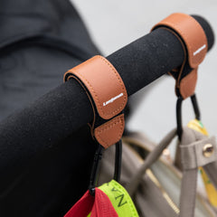 Longomat heavy-duty aluminum and leather hook provides durable, non-slip daily use