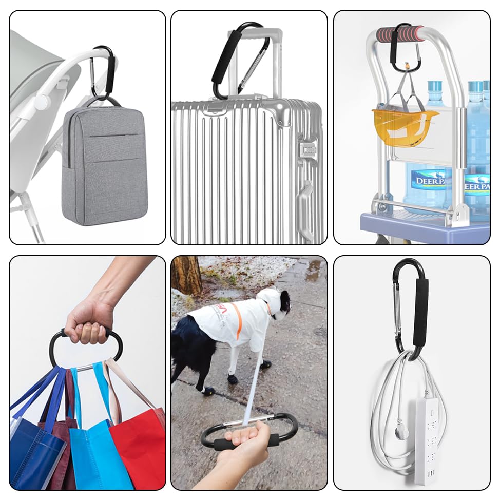 Longomat multipurpose hanging clip can organize tools or groceries at home.
