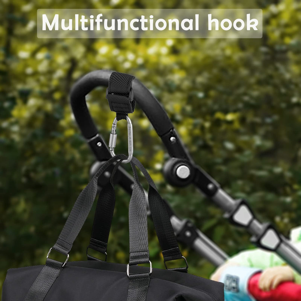 Longomat multi-cart use hook keeps bags balanced.