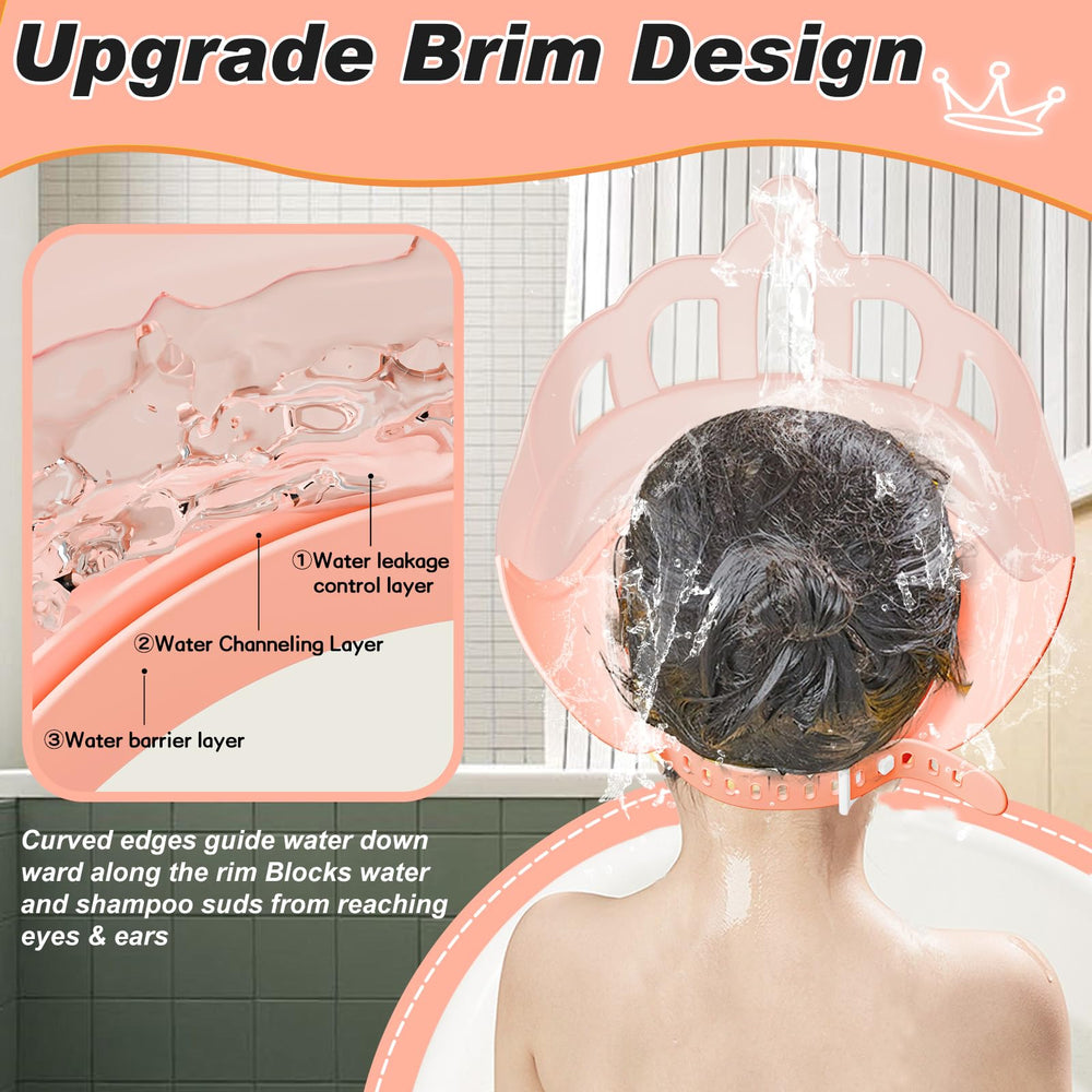 Lonlown front-high back-low brim helps cap stay put during washing