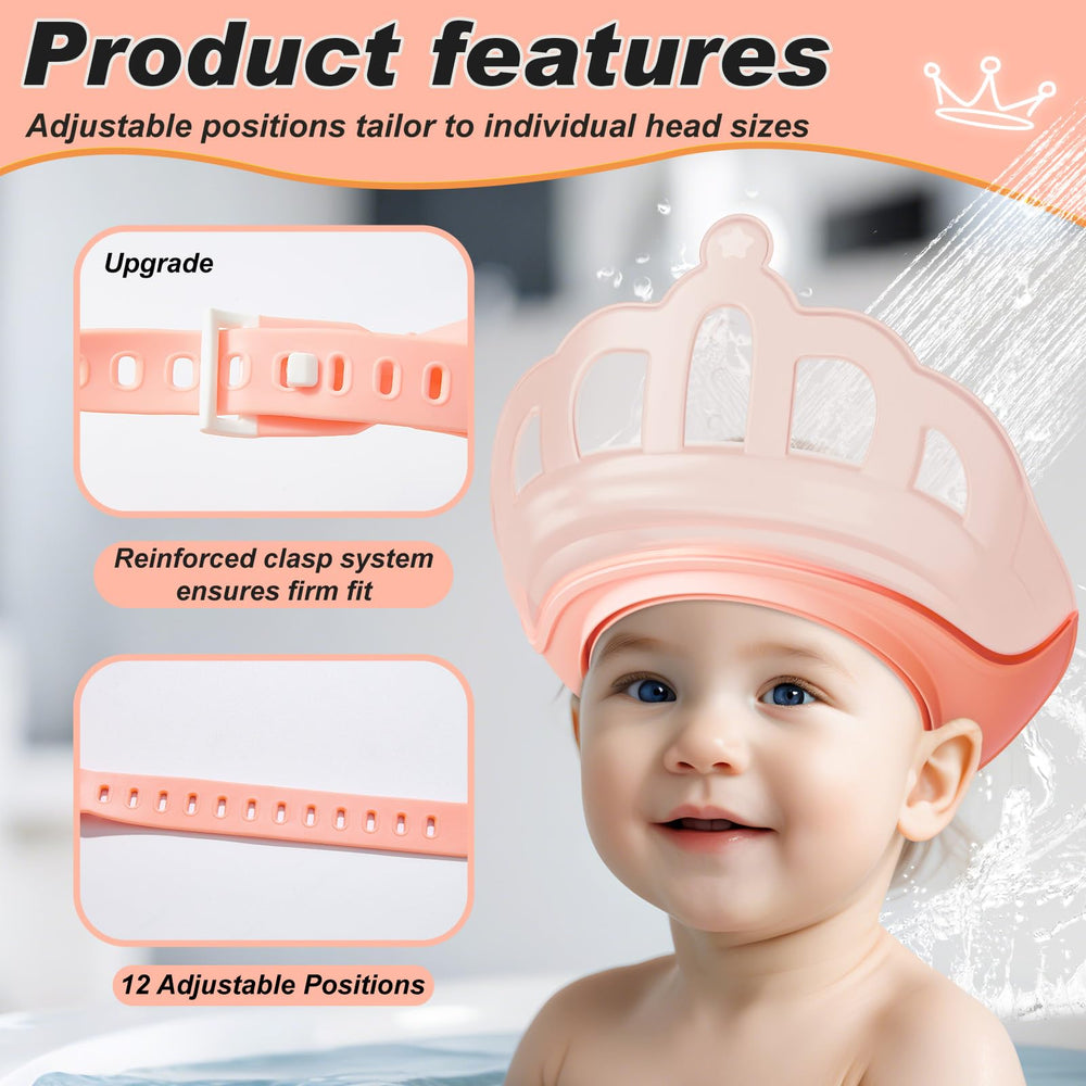 Lonlown soft TPE material keeps kid's skin comfortable during shampoo