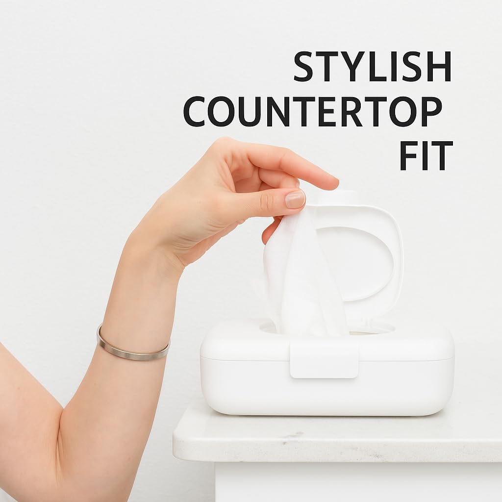 Loo compact holder blends with bathroom decor while saving space.