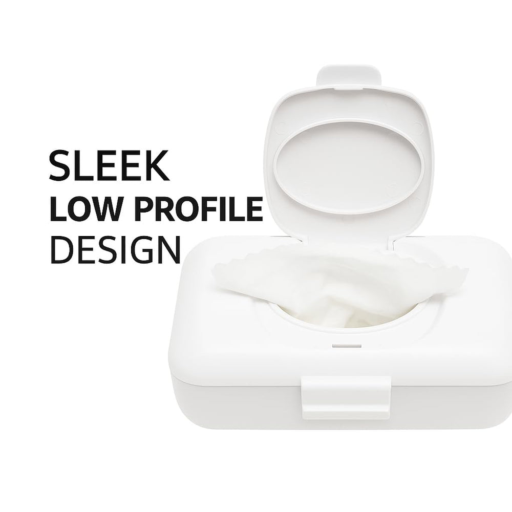 Loo refillable wipes dispenser demonstrates reusable storage option.
