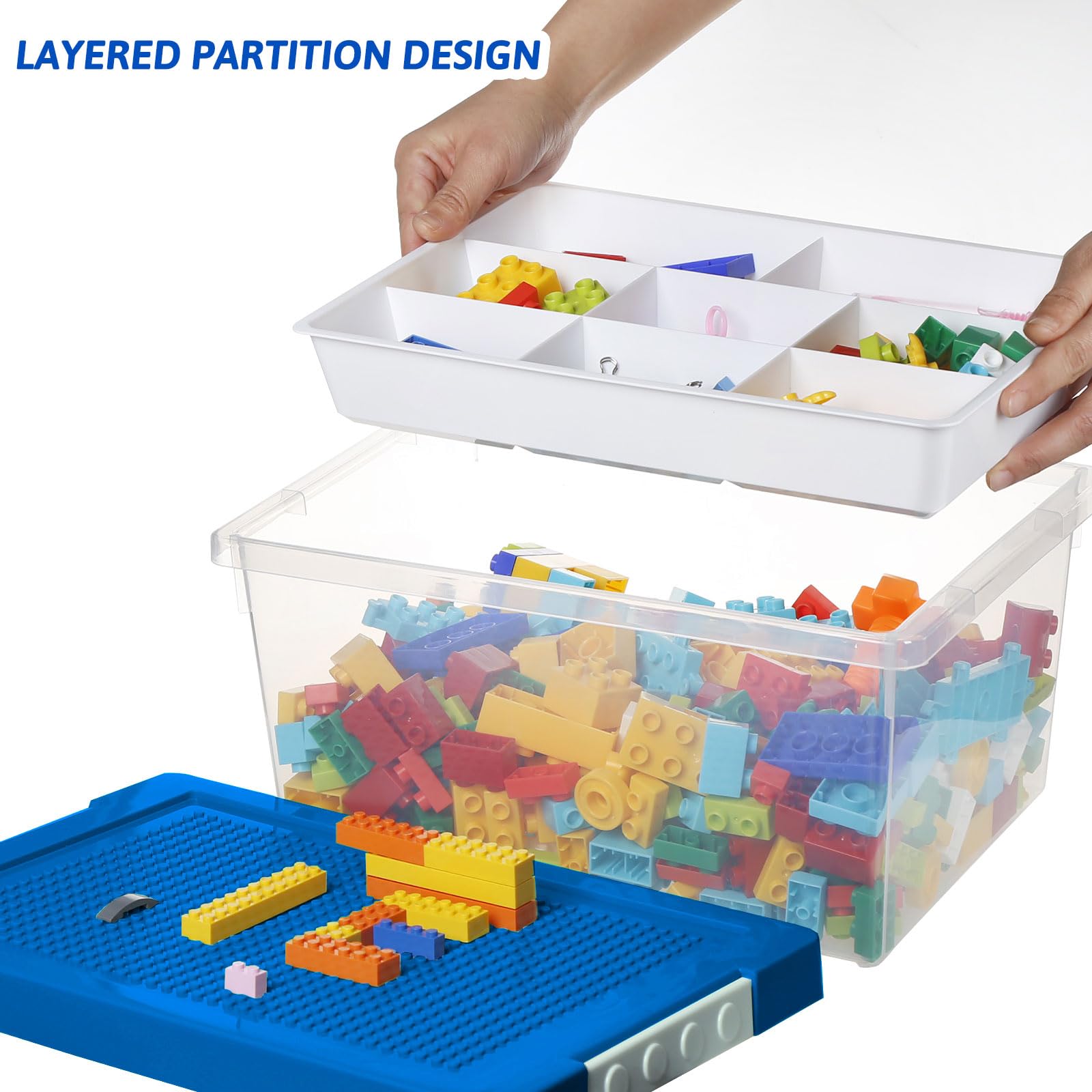 Loobuu arts and crafts storage keeps small supplies orderly and accessible