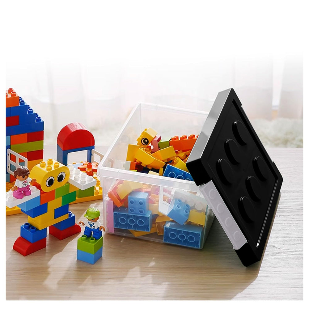 loobuu baseplates-compatible design enables stable stacking like building blocks.