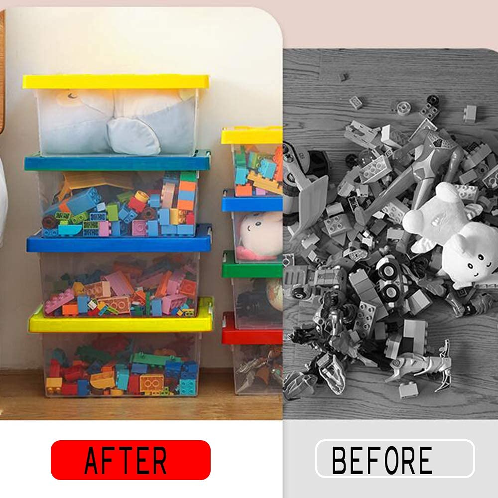 Loobuu bin-lid snap highlights secure closure and dust protection.