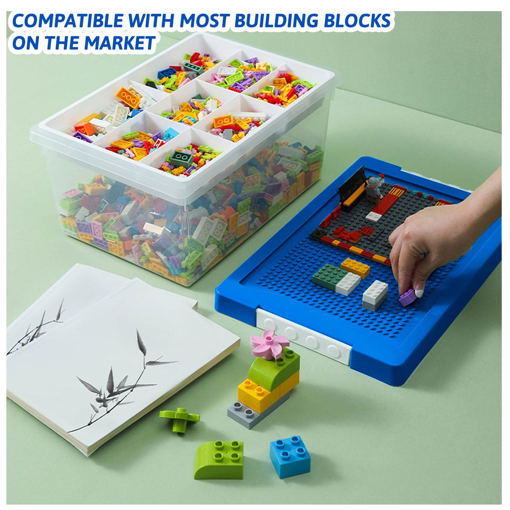 Loobuu clear durable bin shows contents at a glance for quick selection
