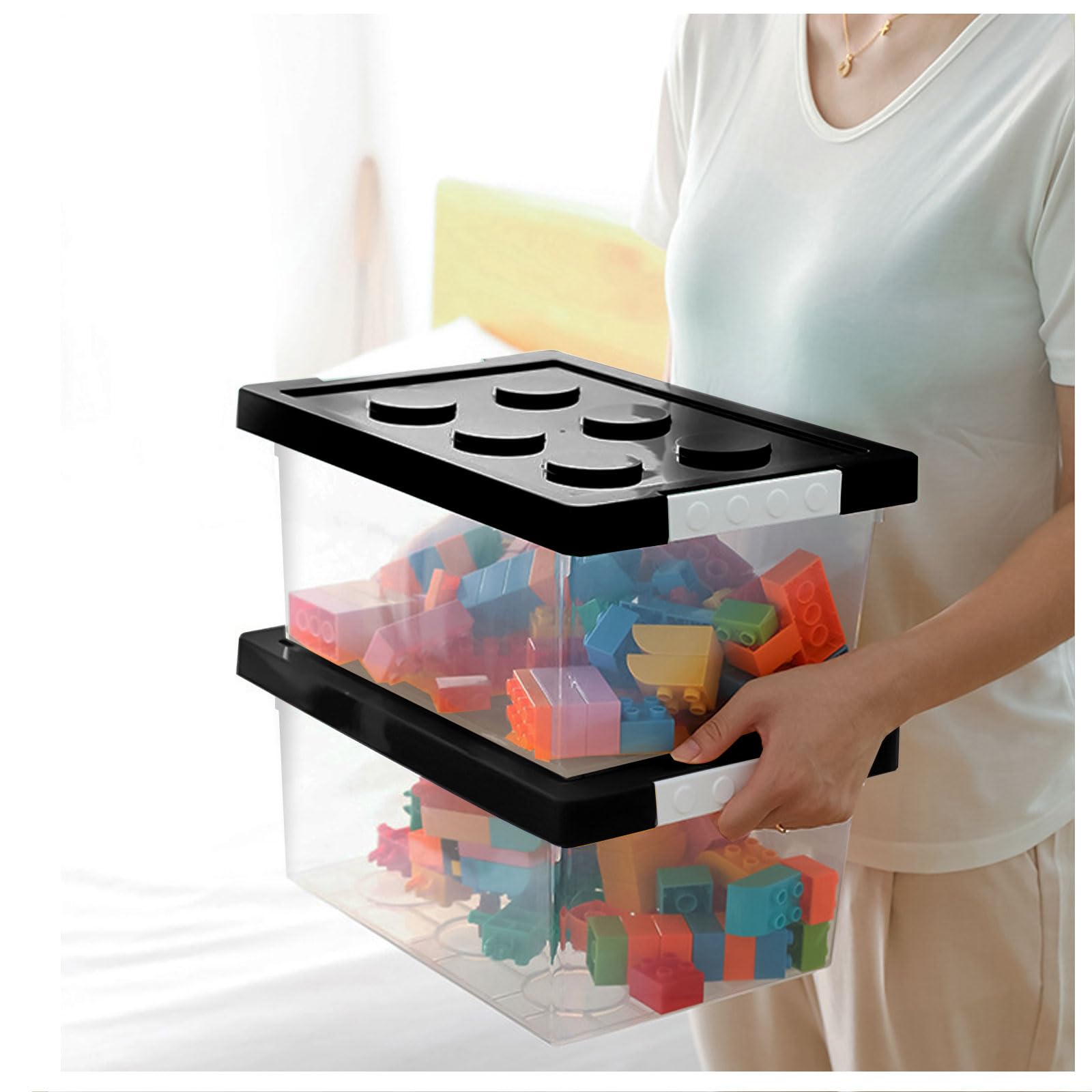 loobuu thickened plastic emphasizes durability and long-lasting storage.