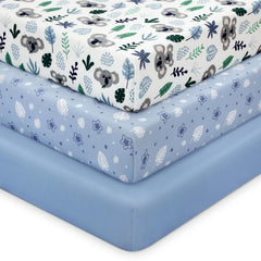 Looxii baby crib sheets universal-fit-52x28 shows snug, secure sleep for standard cribs