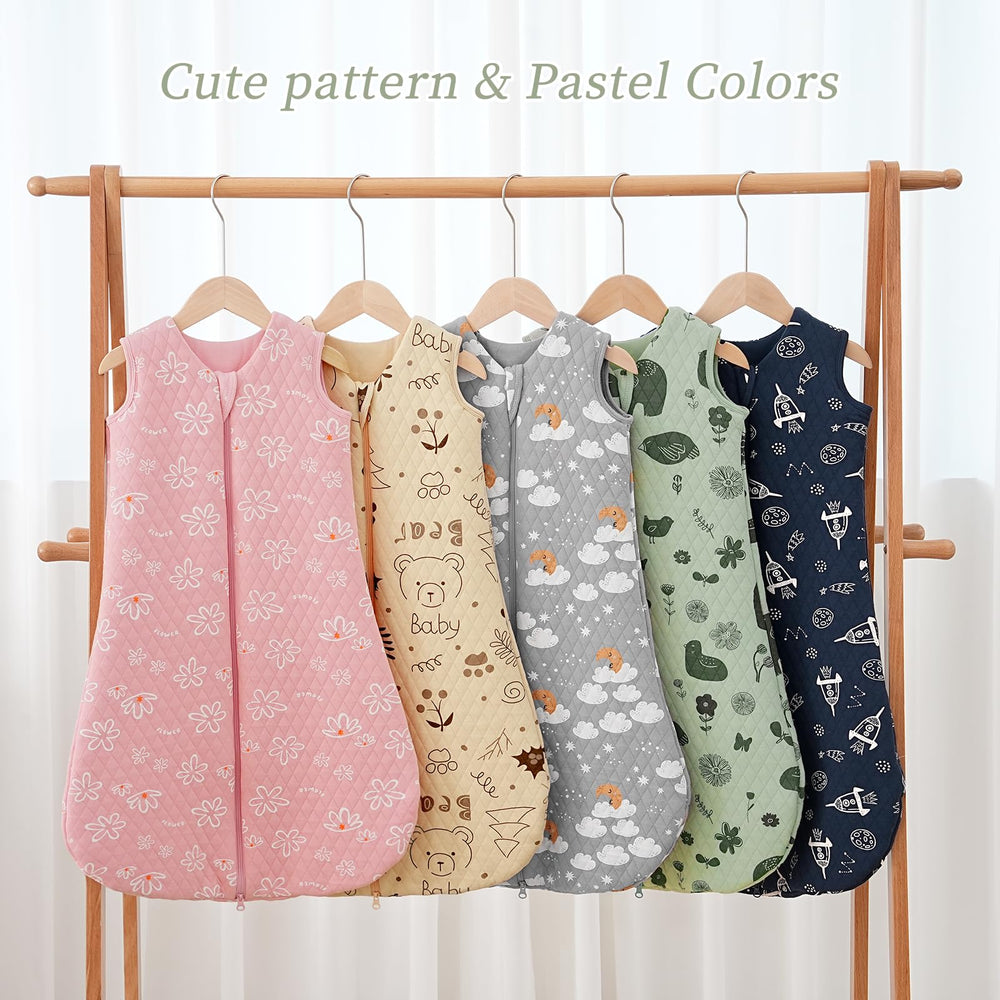 Looxii baby sleep sack care guide showing durable fabric