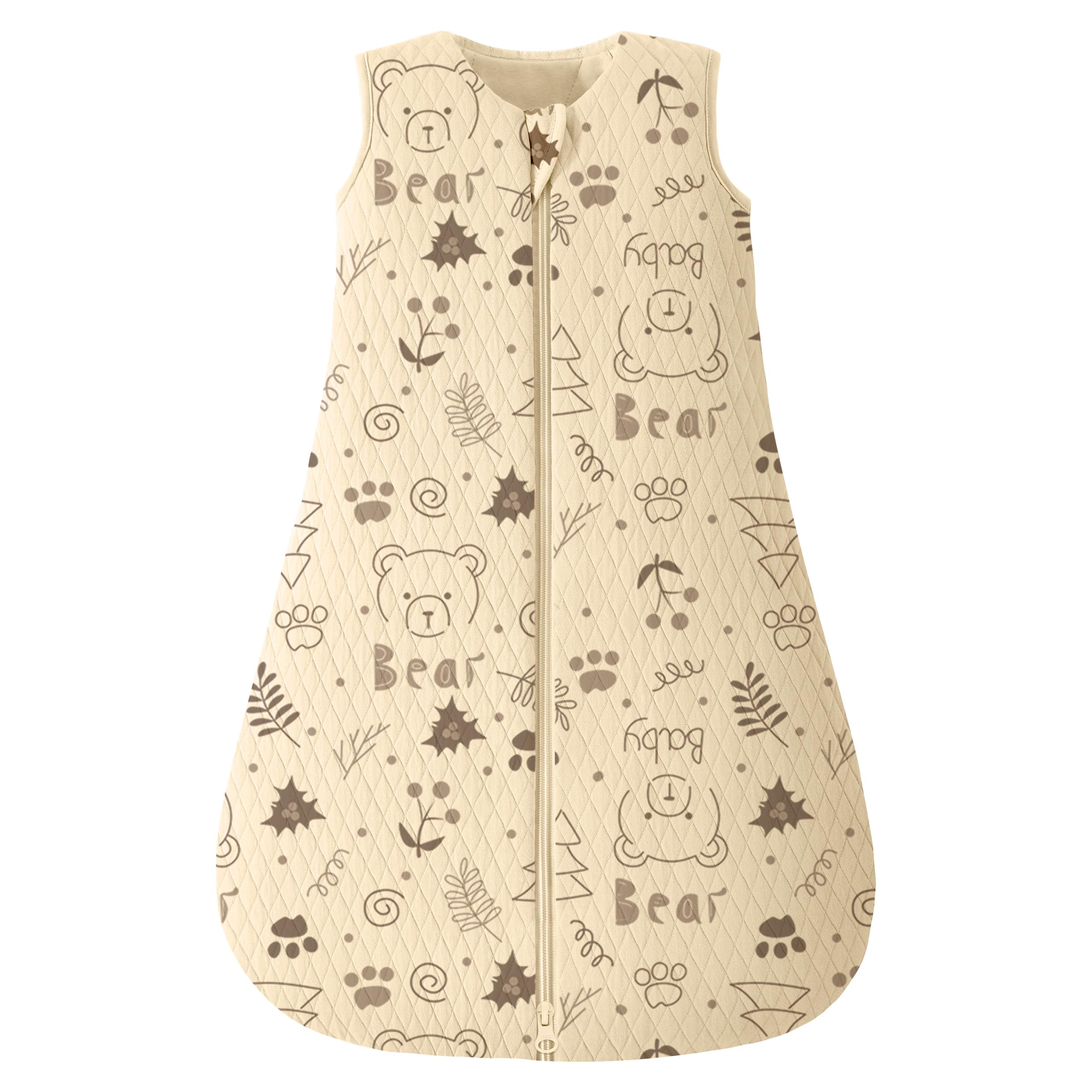 Looxii baby sleep sack front view for gentle sleep with breathable cotton.