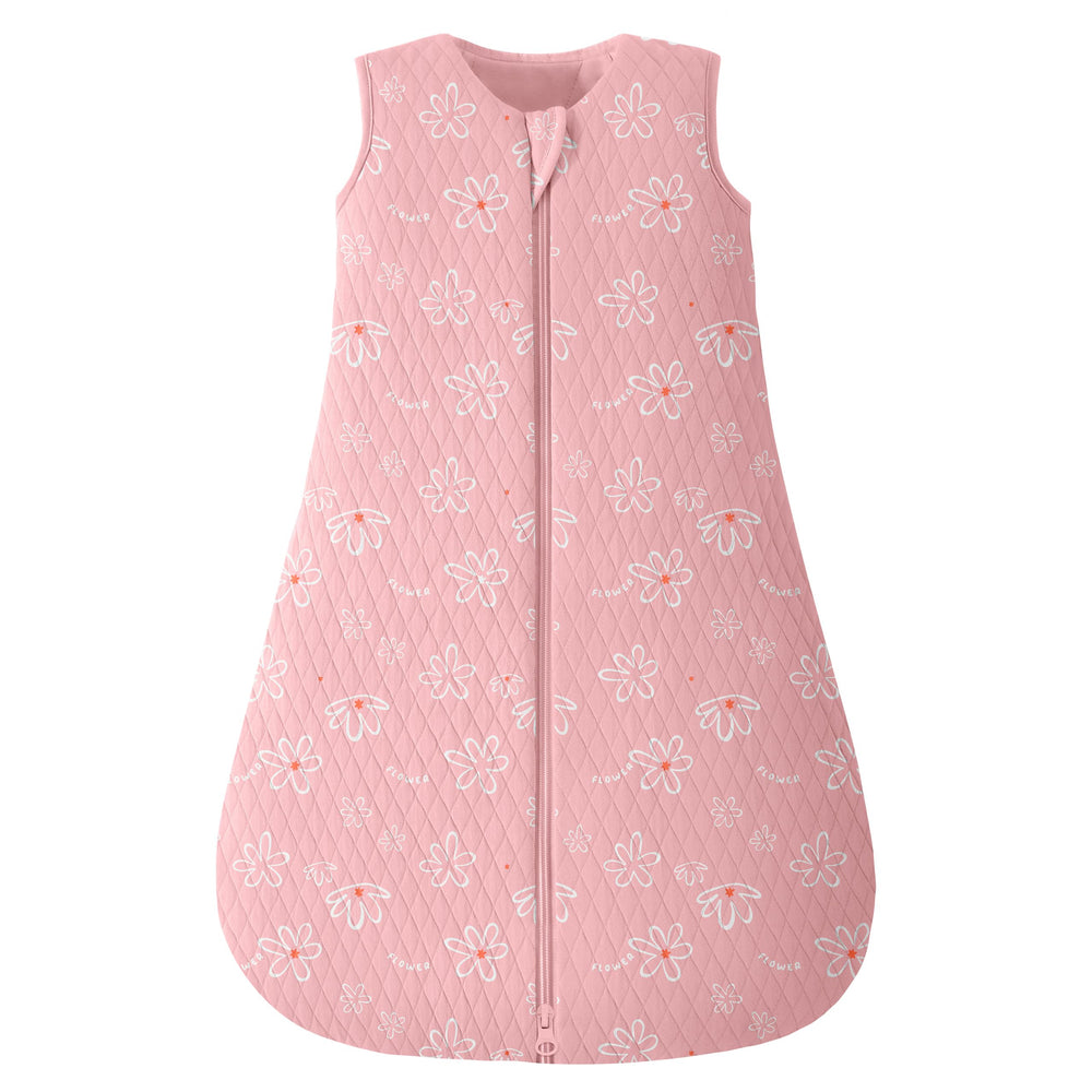 Looxii baby sleep sack outer cotton close-up shows breathable fabric for delicate skin