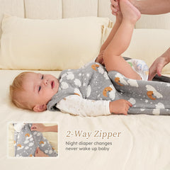 Looxii Baby Sleep Sack quilted pattern provides even warmth and durability.