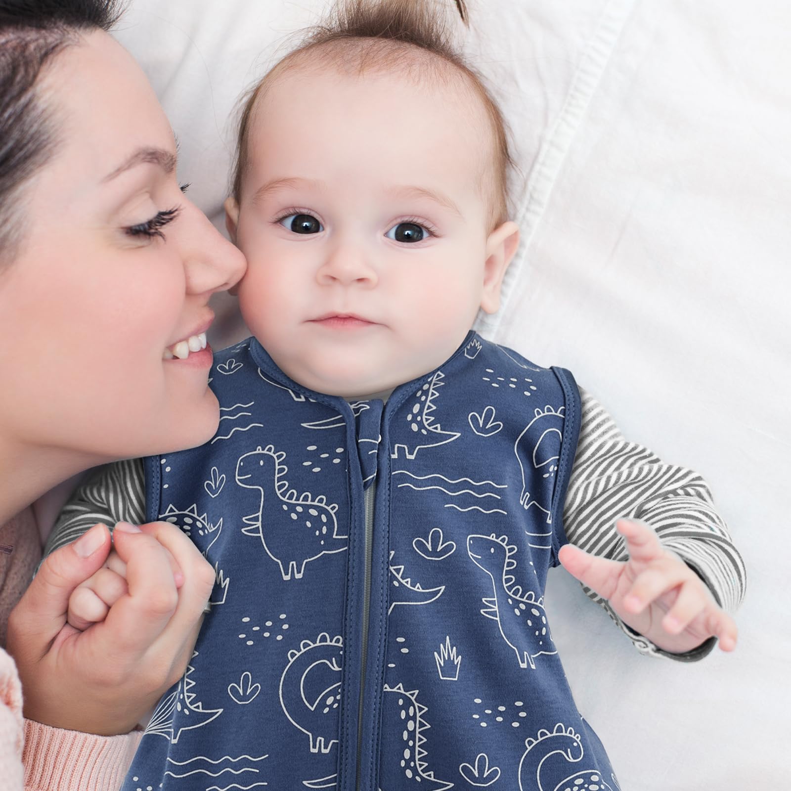 Looxii 3-pack cotton sleep sacks stay soft after many washes