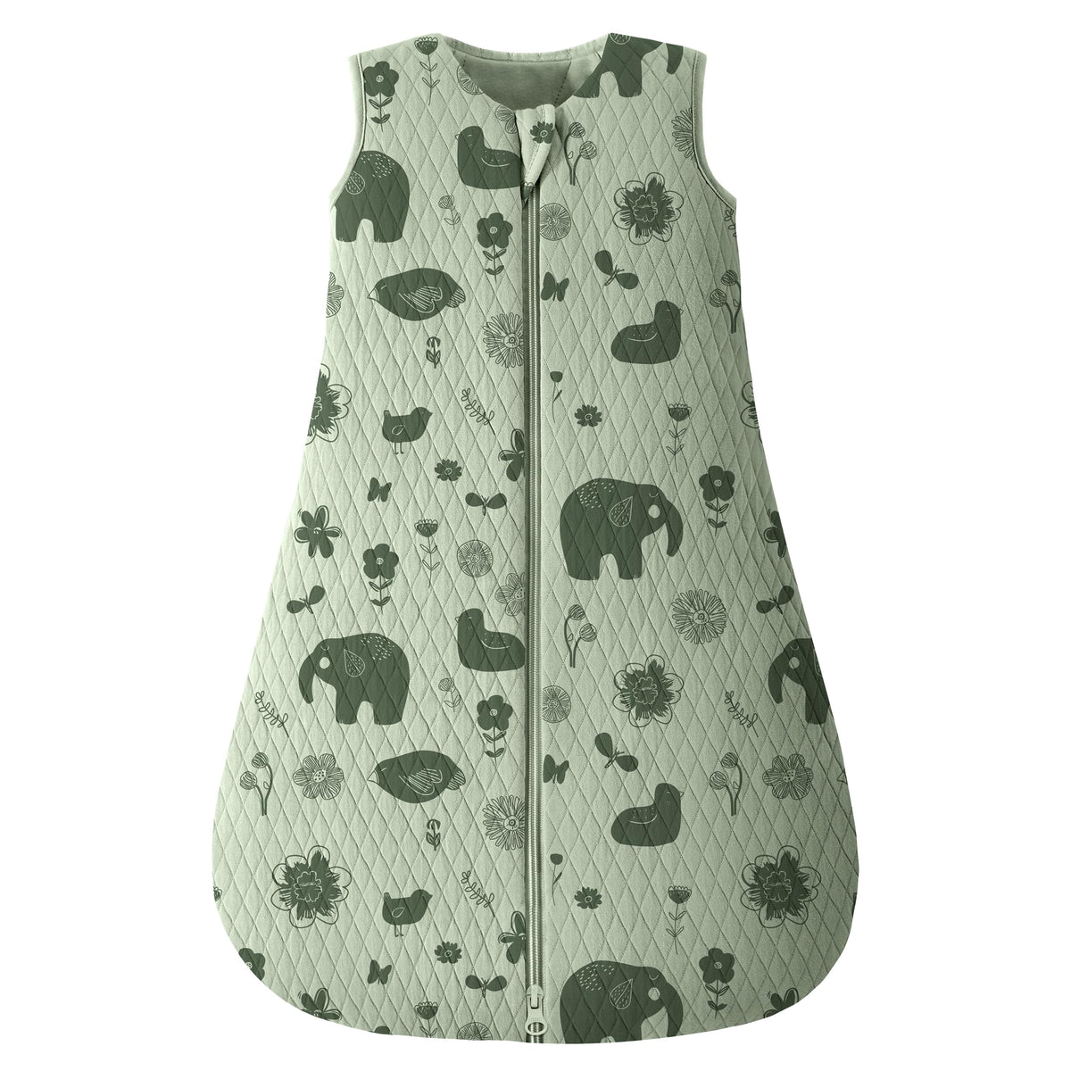 Looxii baby sleep sack top view highlights cozy cotton wrap