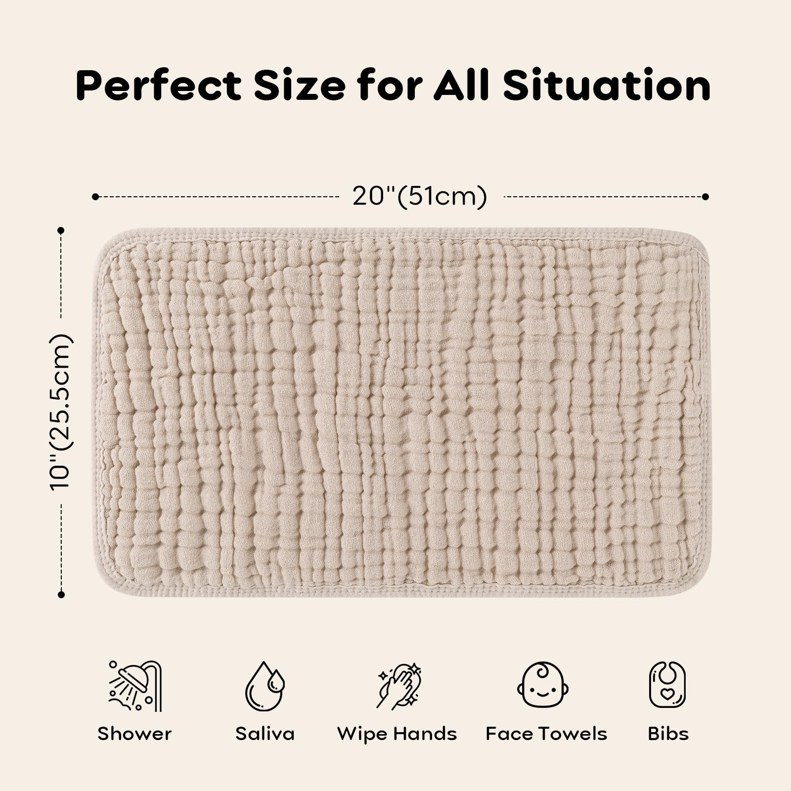 Looxii neutral apricot color adds style to nursery essentials.