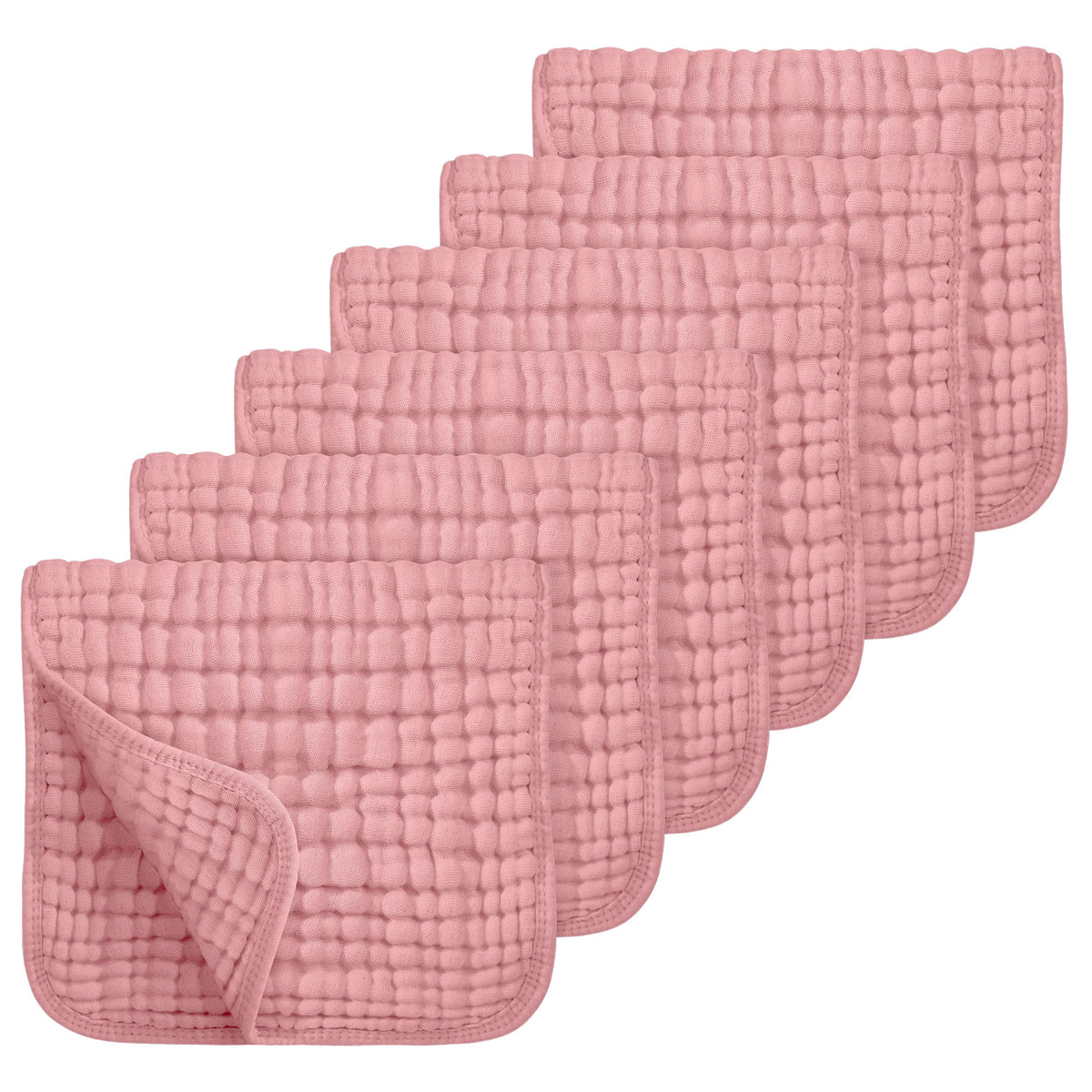 Looxii burp cloths six-pack packaging display for easy gifting.