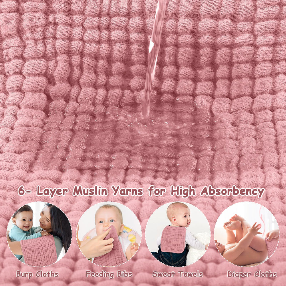 Looxii burp cloths pre-washed softening with every wash enhances baby-friendly comfort.