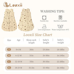 Looxii cotton fabric close-up shows soft, skin-friendly texture.