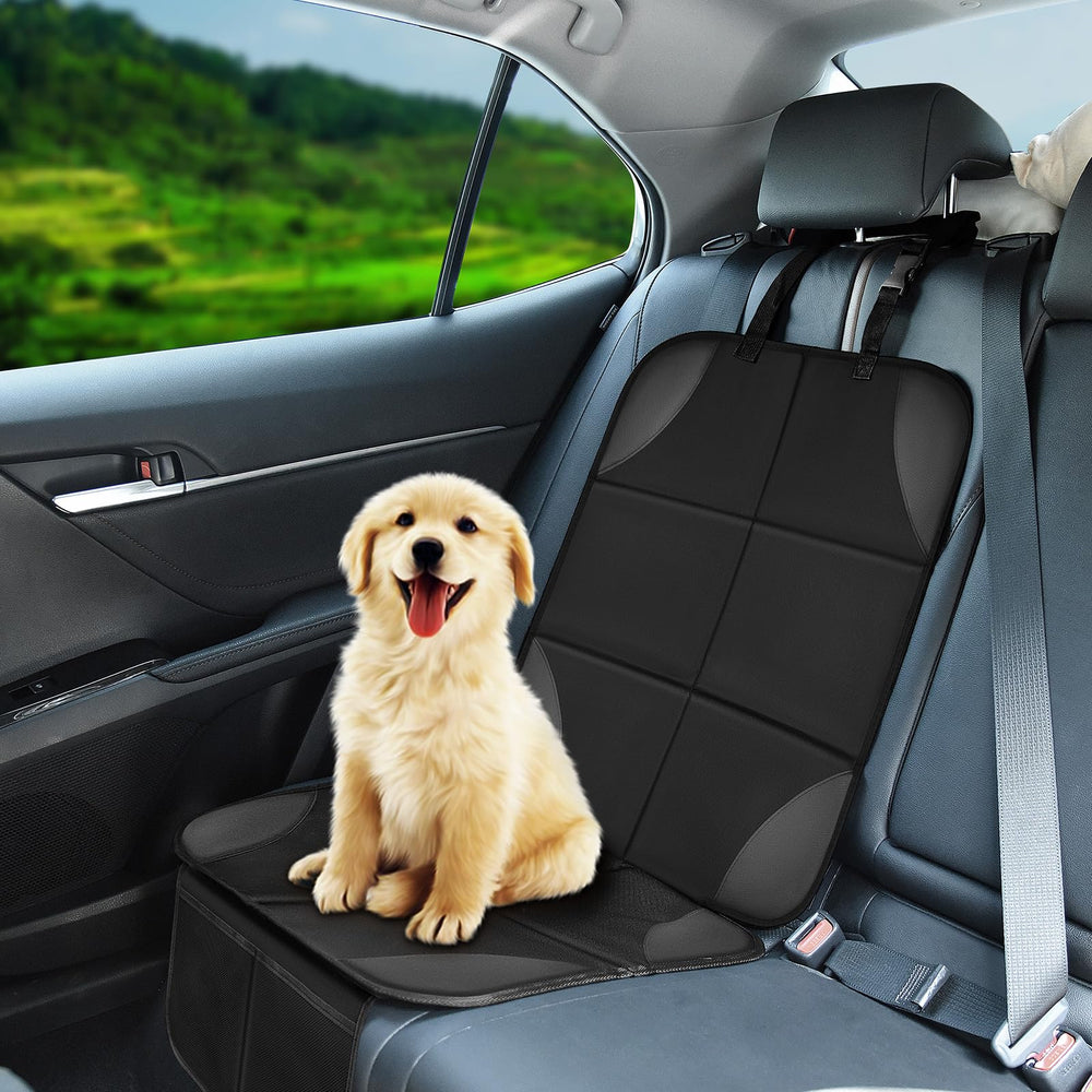 Lopjibar baby car seat protector durable-oxford-fabric withstands heavy trips