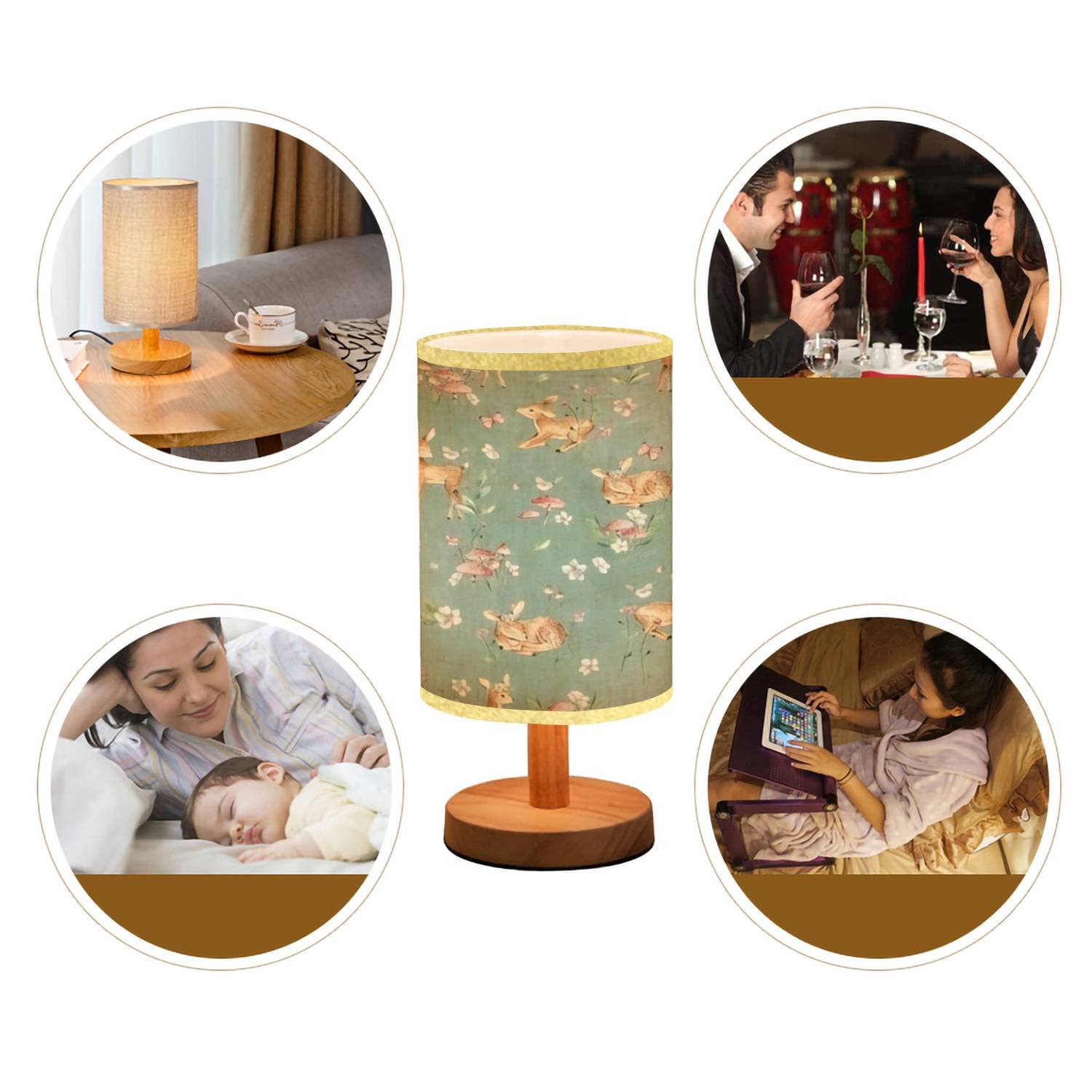 LOPYEIJFG LED lamp with 16 color changes for mood lighting.