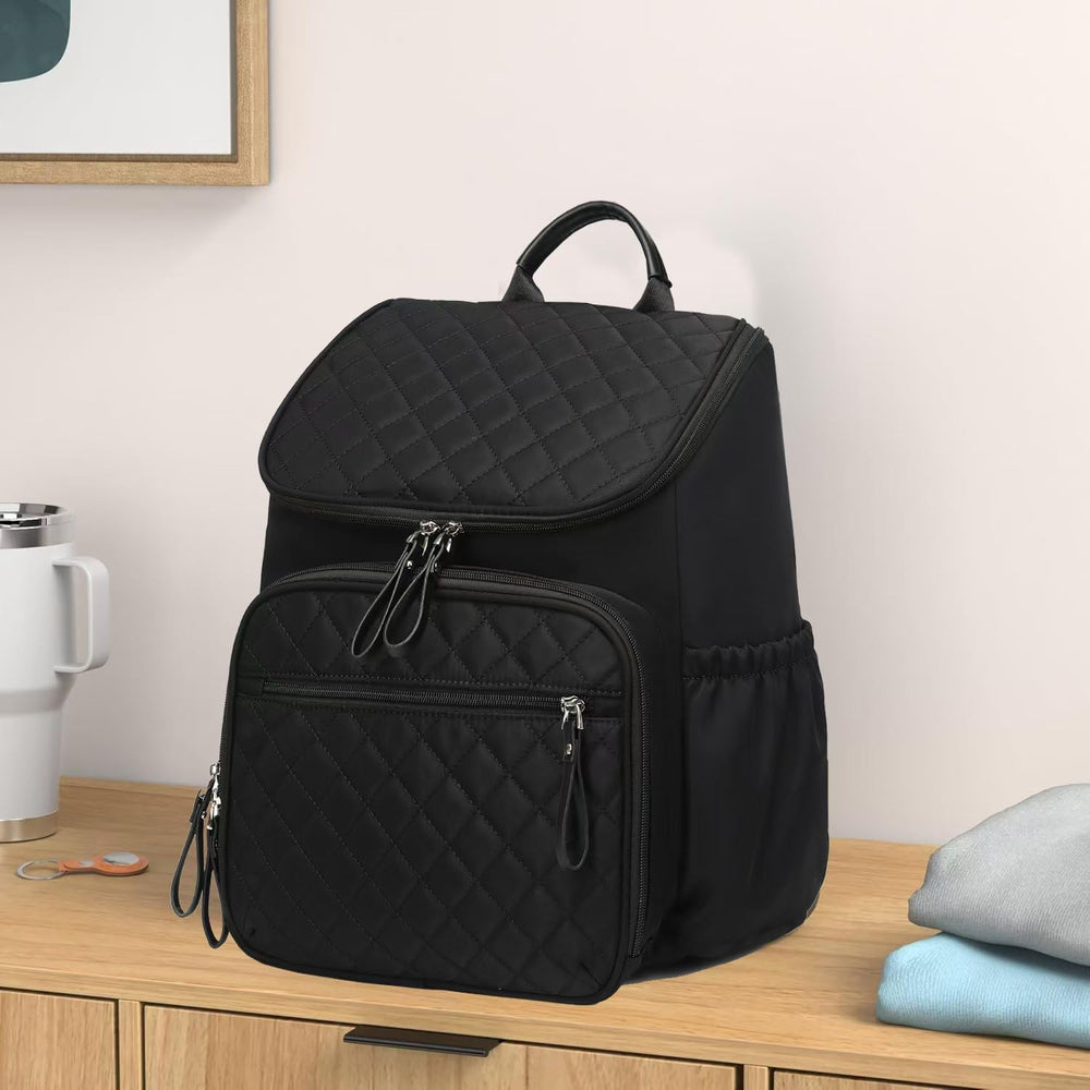 LORADI ten-pocket layout helps organize diapers, clothes, and snacks efficiently