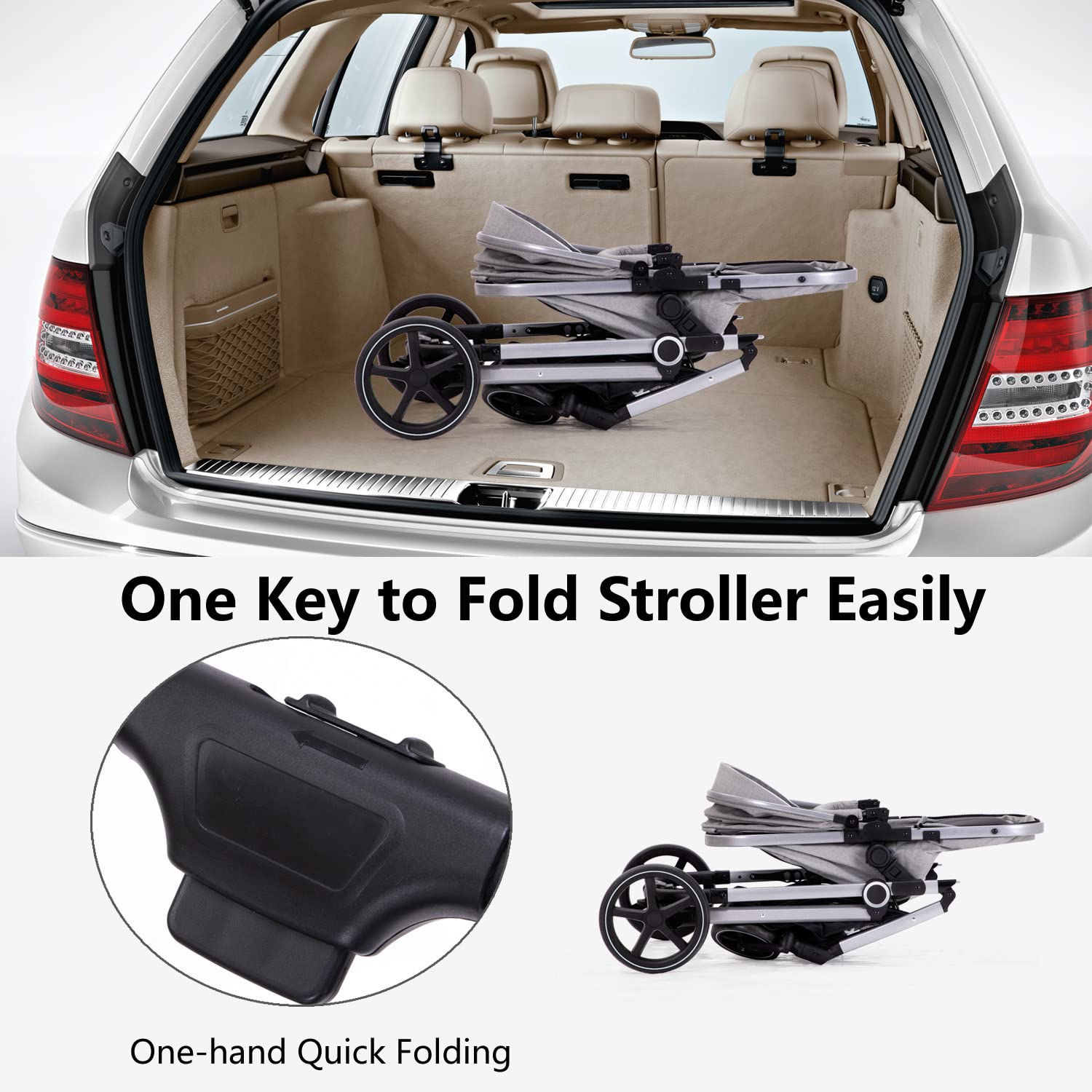 LORTSYBAB 5-point harness, wrist strap, and brake security