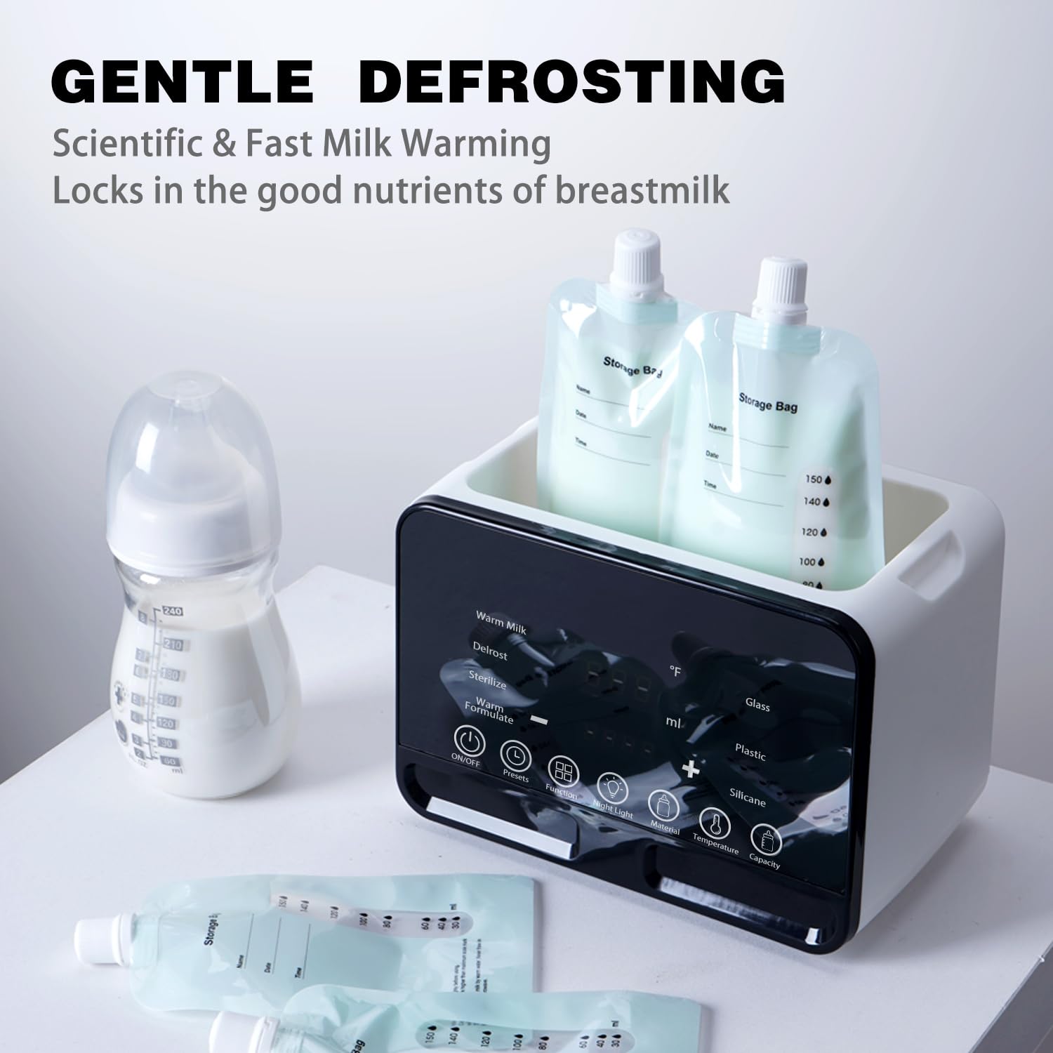 Losbenco timer and auto-off feature preserves nutrients and prevents overheating.