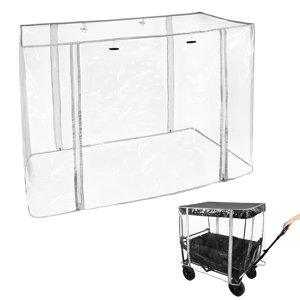LOSCHEN wagon rain cover compatibility size fits most folding carts for outdoor use