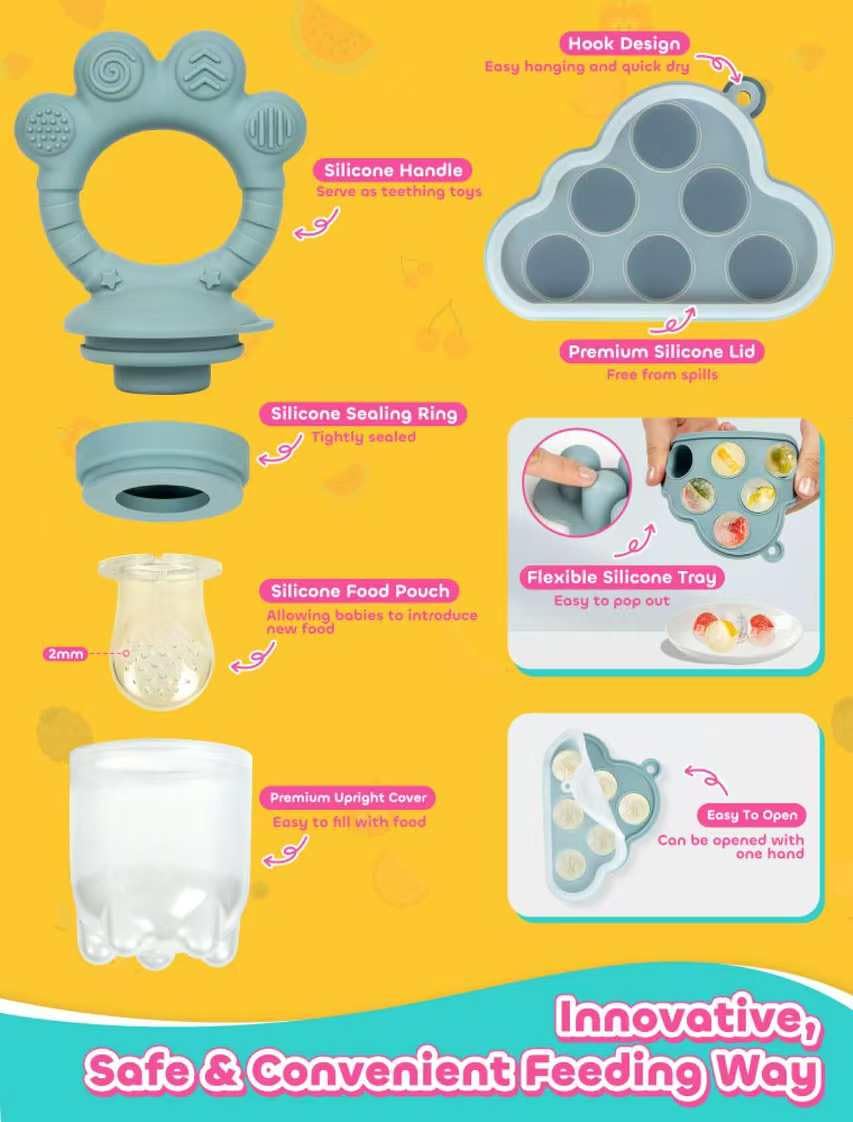 LOTBILL food-grade silicone—BPA-free and safe chewing for soothing gums.