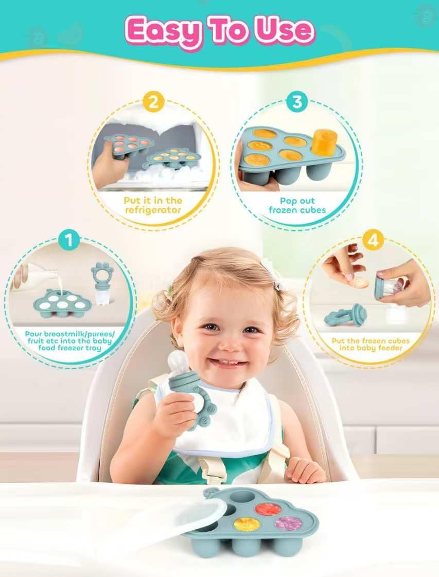 LOTBILL silicone is food-grade and safe for chewing and sucking