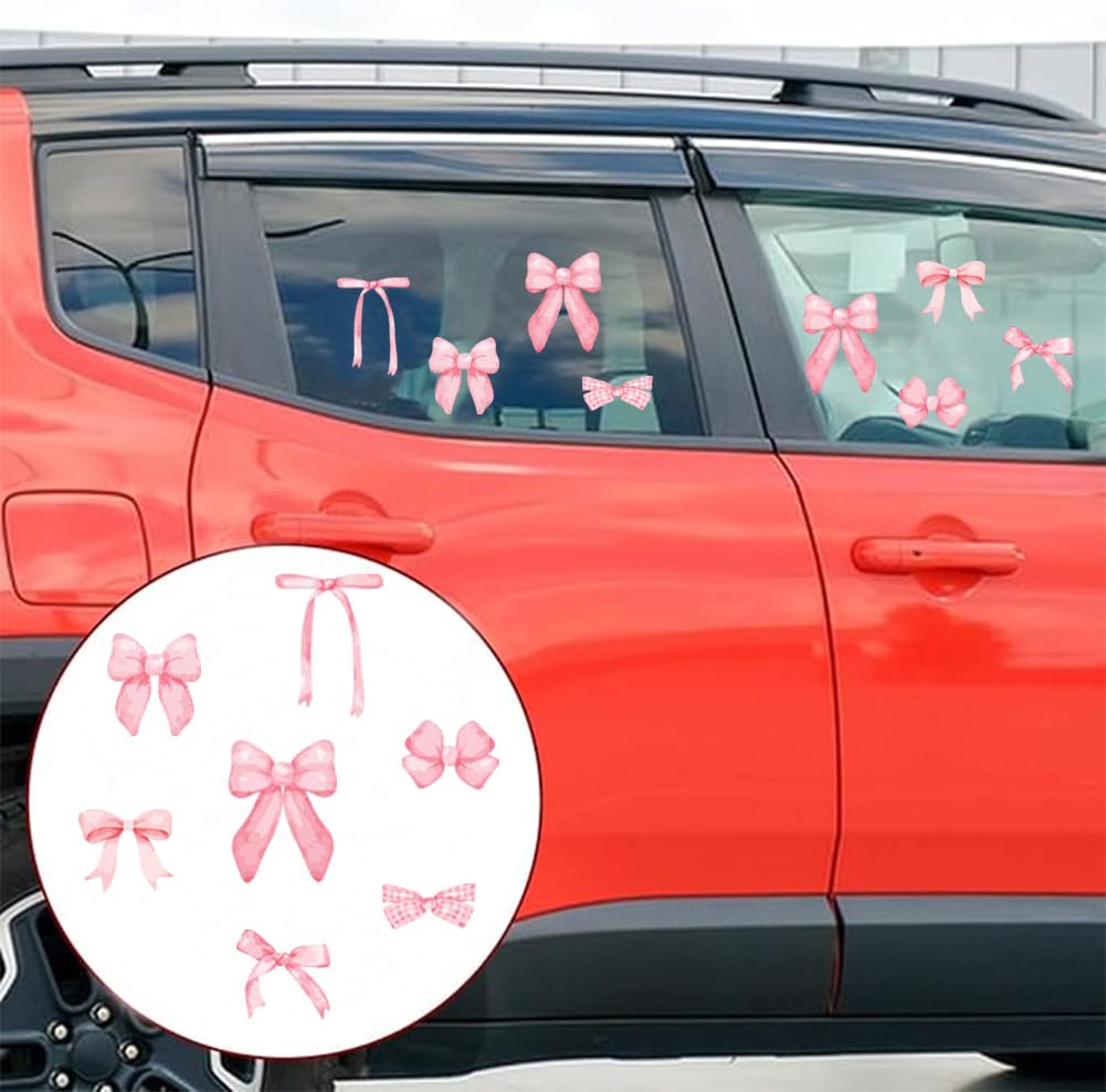 Lotusamber pink bow wall stickers party-decor-ideas enhance birthdays and celebrations