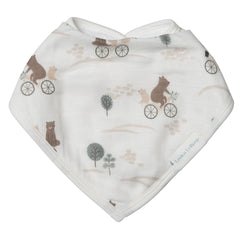 Loulou Lollipop bandana bib soft terry backing for comfy absorption