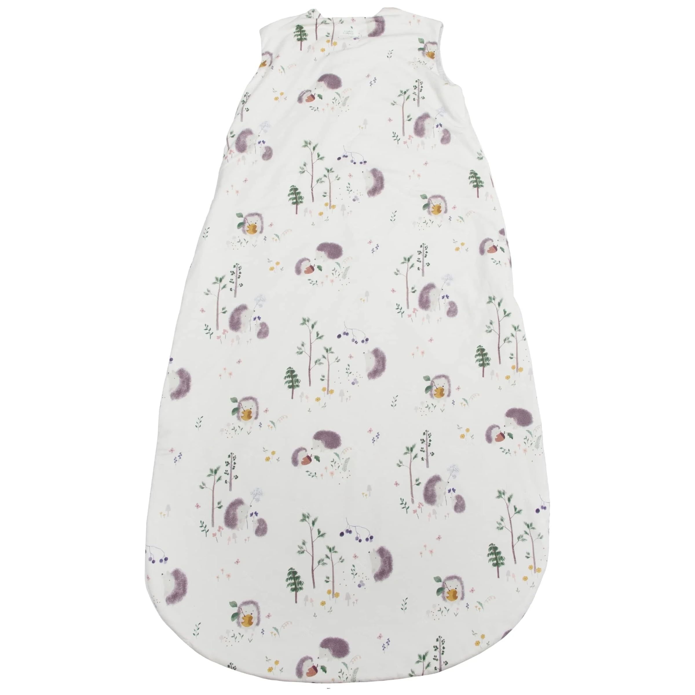 Loulou Lollipop sleepsack features 2-way zipper for easy diaper changes.