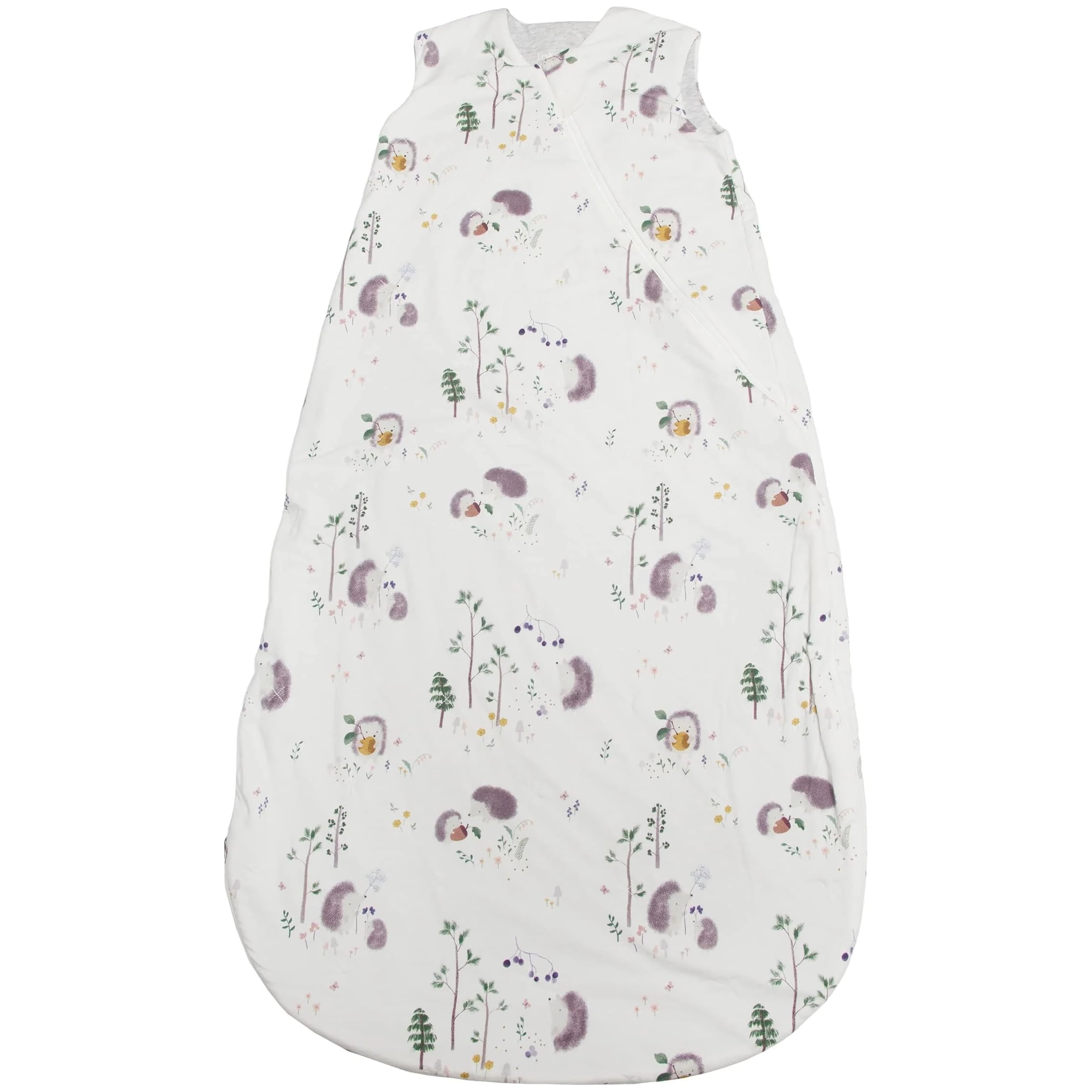 Loulou Lollipop wearable blanket hedgehogs print provides soft breathable bedtime comfort.
