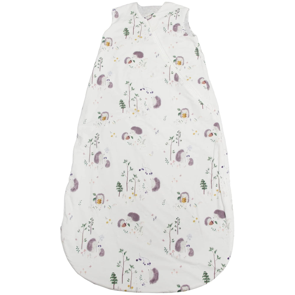 Loulou Lollipop wearable blanket hedgehogs print provides soft breathable bedtime comfort.