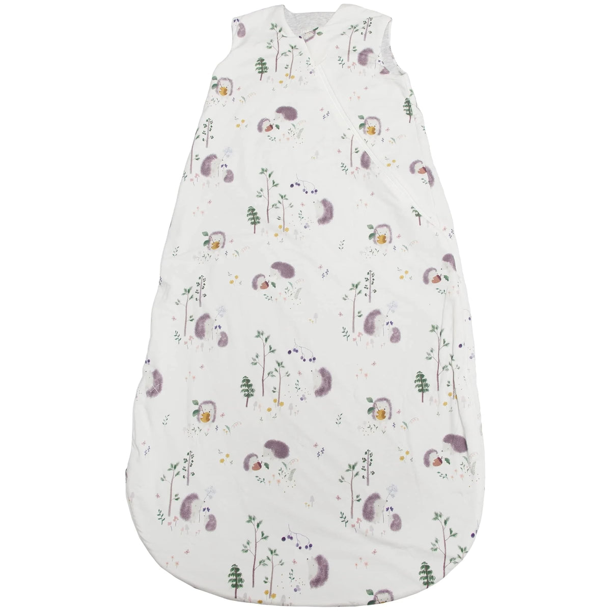 Loulou Lollipop wearable blanket hedgehogs print provides soft breathable bedtime comfort.