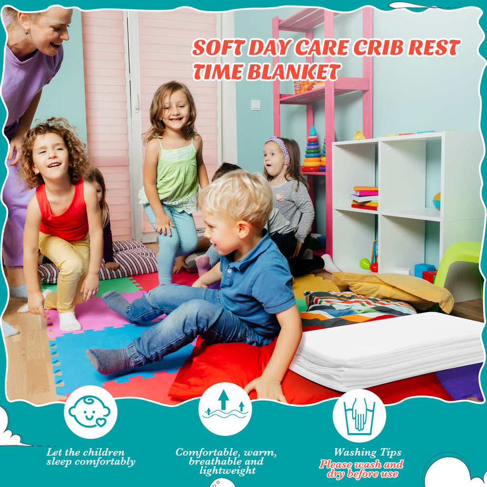 Lounsweer fleece daycare blanket-nursery bed nap-time keeps children warm.