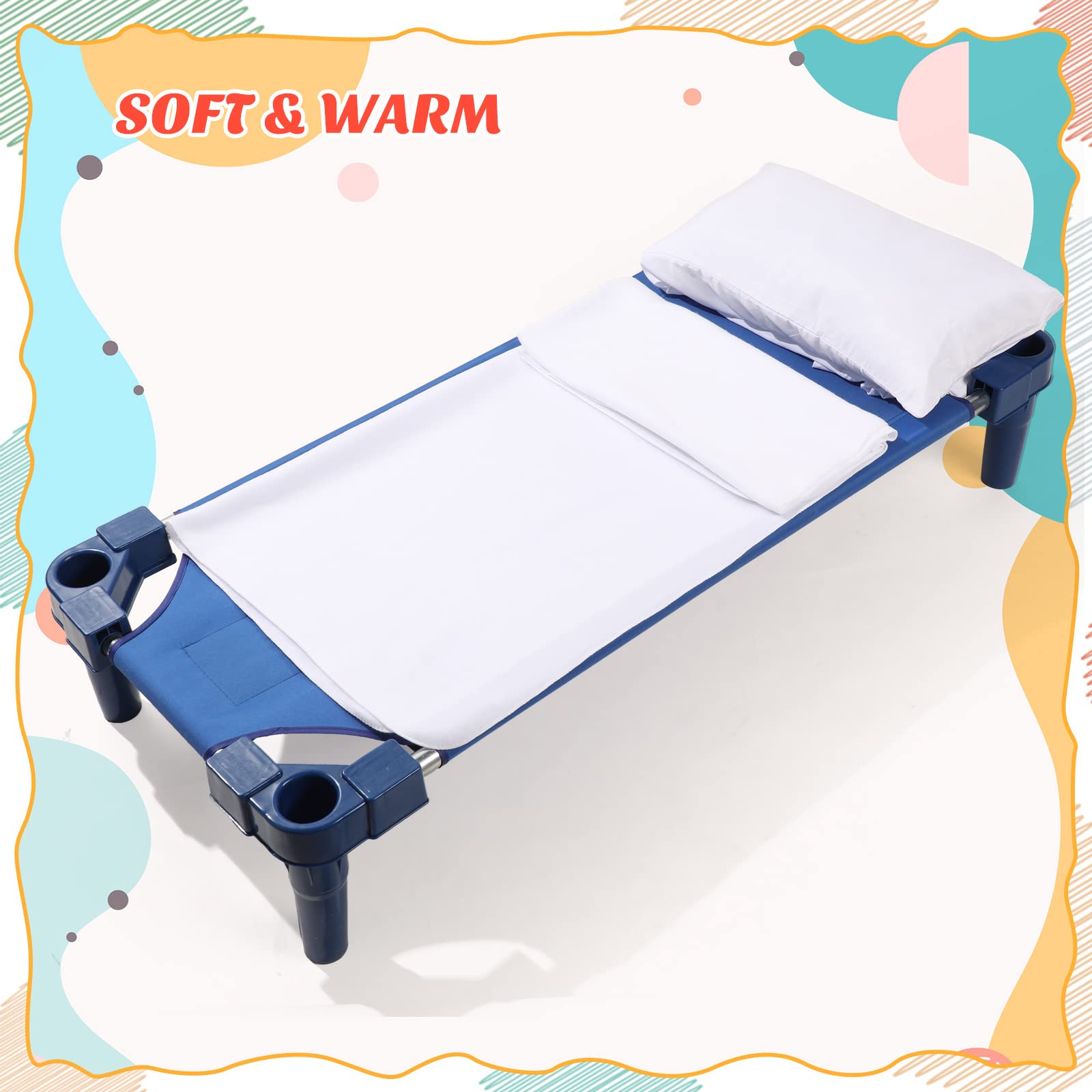 Lounsweer fleece daycare blanket-wash-dry-care simple cold-water washing and low heat drying.