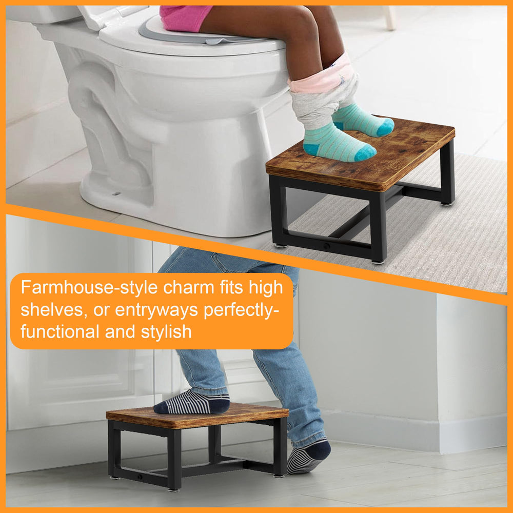 LOVABYLUCK toddler-step-stool-heavy-duty-frame demonstrates sturdy support for high counters