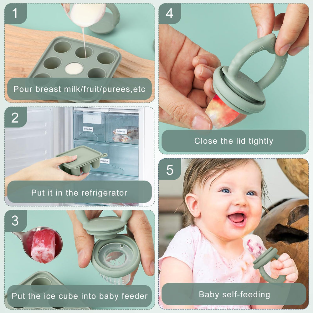 Lovbaby freezer-tray-with-lid keeps batch-prepped snacks organized.