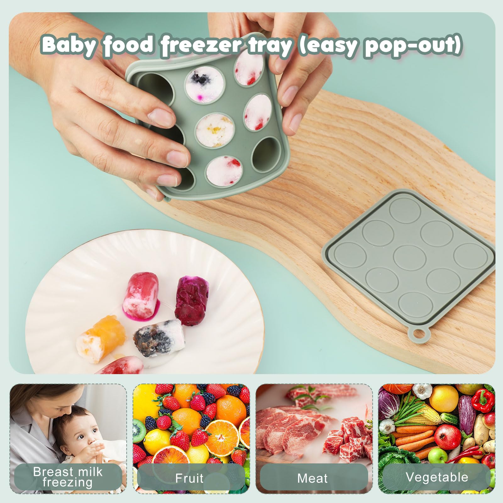 Lovbaby silicone-bags-replacement shown for easy cleaning and reuse.