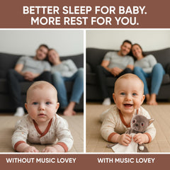 Love By Emi hidden loop lets you attach to crib, stroller, or diaper bag.